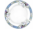 тарелка керамическая с цветочным орнаментом, D 200 mm